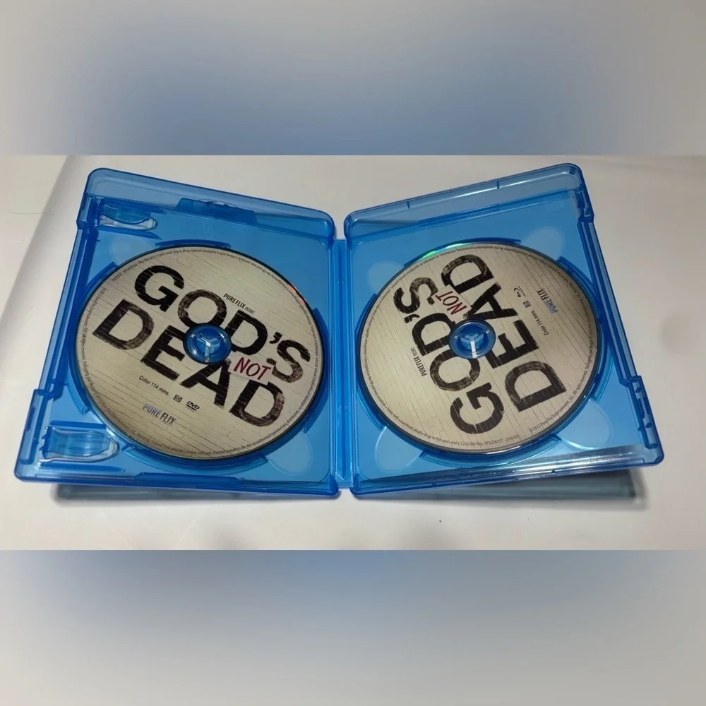 Christian Blu-Ray & DVD Combo Packs Bundle Heaven is for Real & God’s Not Dead.